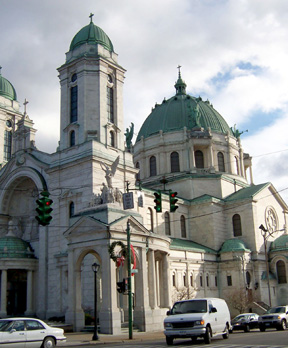 Our Lady of Victory Basilica main entrance